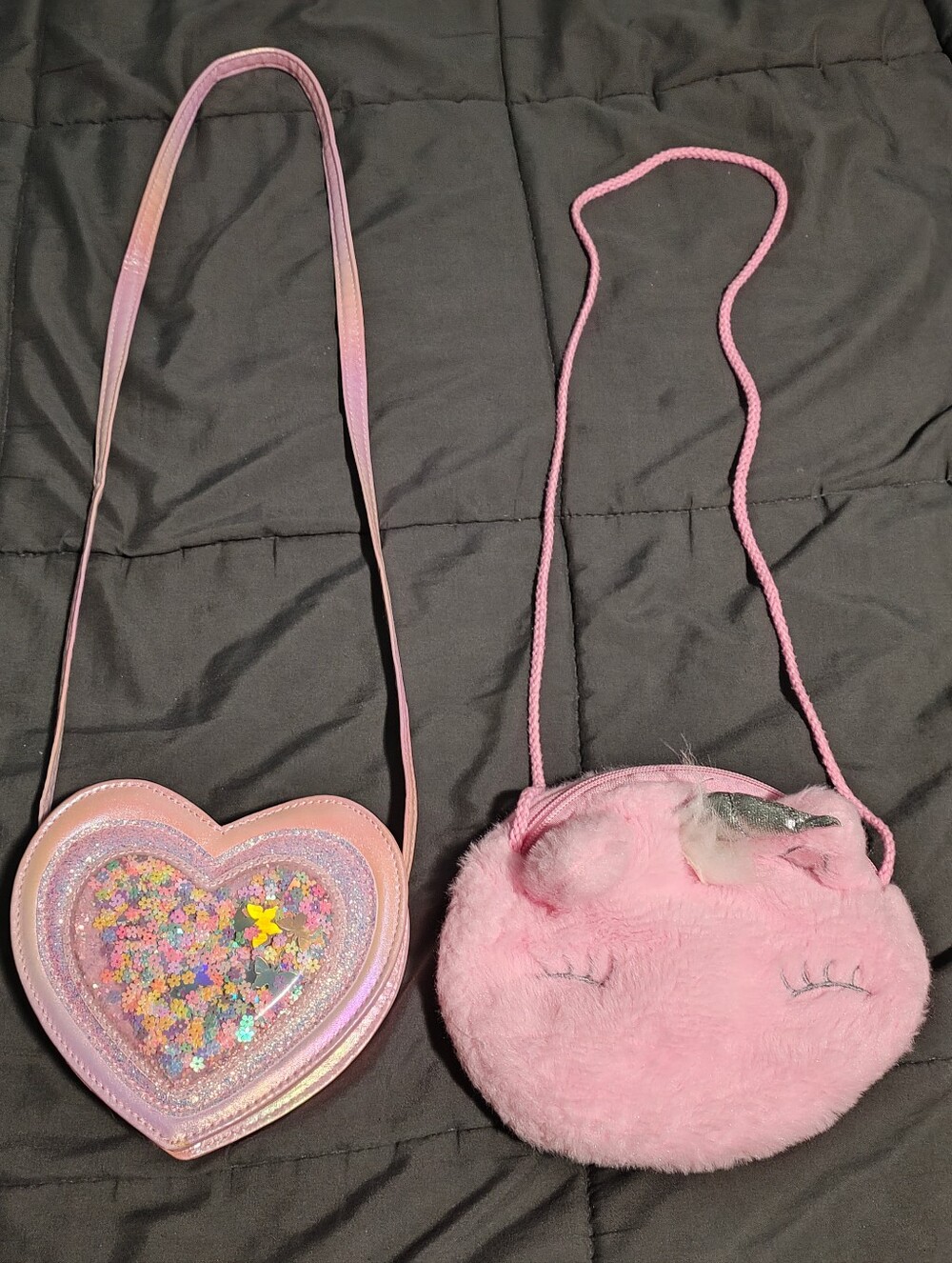 Girls Shakey Butterfly Heart Bag